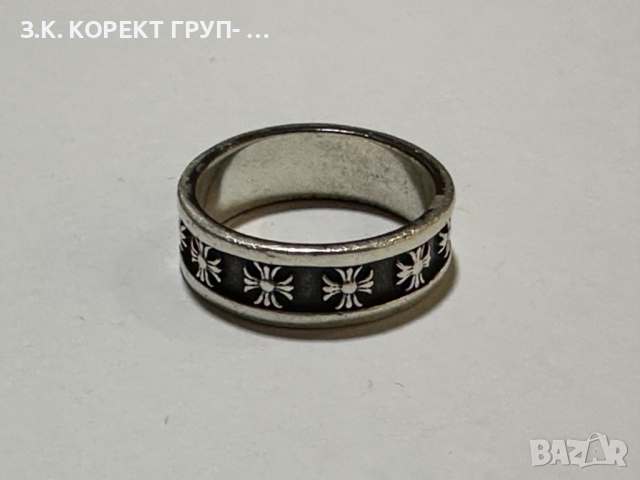 Сребърен пръстен 925, 7,31гр, снимка 4 - Пръстени - 44864891