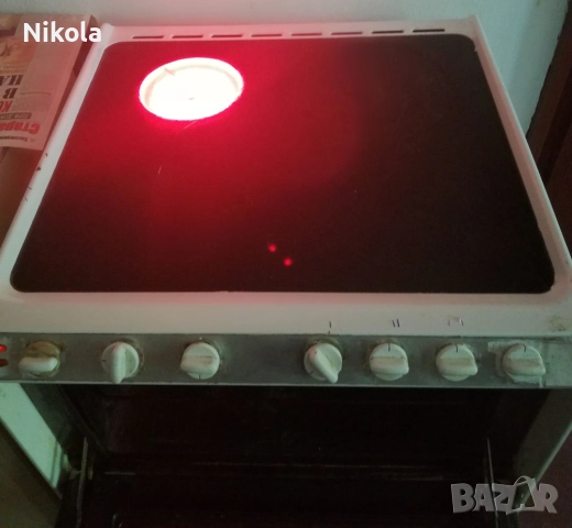 Комбинирана Френска Готварска Печка Candy Trio 043 с 4 Керамични Котлона, Фурна и Сушилня !, снимка 2 - Печки, фурни - 52411559