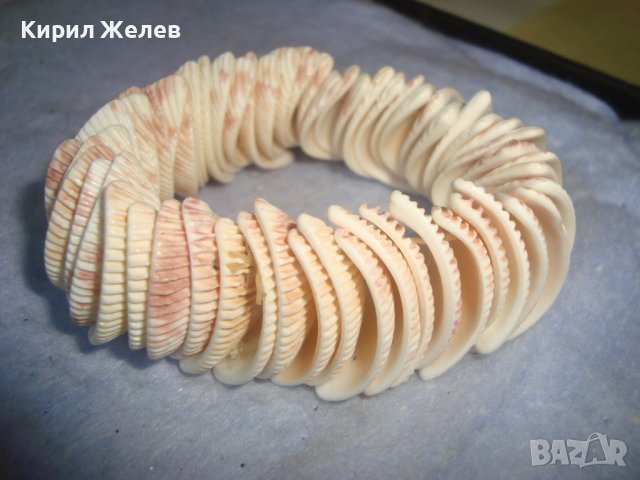 МОДНА ЛЯТНА ПЛАЖНА ХЕНД -МЕЙД АРТ ГРИВНА от МИДИЧКИ 22925, снимка 5 - Гривни - 37075901