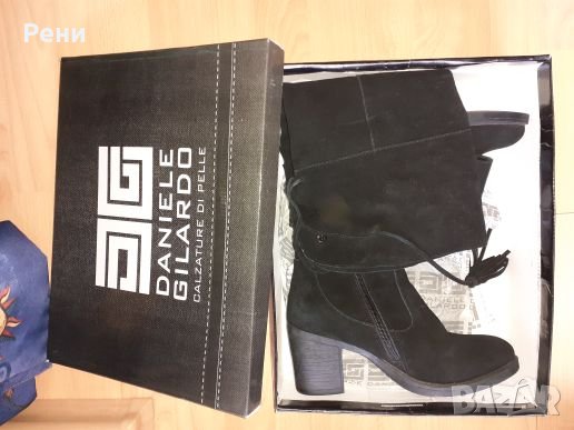 Ботуши от естествен велур, снимка 4 - Дамски ботуши - 27127649