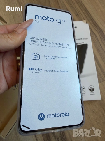 Чисто нов Motorola MOTO G85 5G 256/8 GREY , 256 GB, 8 GB midnight black, снимка 5 - Motorola - 51253402