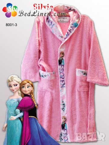 Детски халат за баня с качулка с Маккуин, Елза, Ана,Фортнайт,Соник,Стич, снимка 7 - Хавлии и халати - 39260881