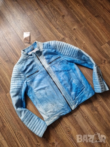 Страхотно мъжко яке , естествена кожа размер М , ново с етикет, 