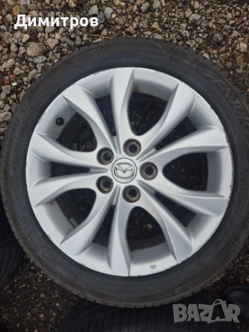 4 алуминиеви джанти 17" за MAZDA , снимка 2 - Гуми и джанти - 53419985