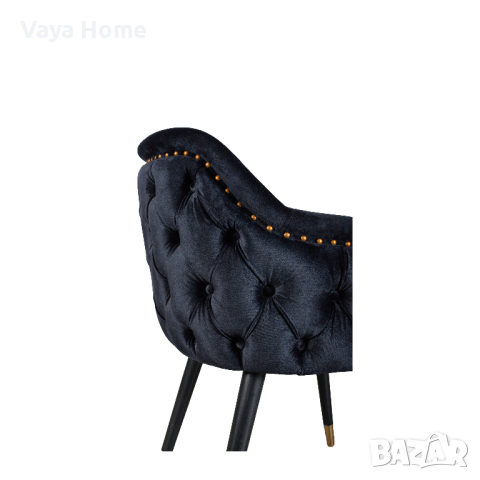 Трапезен стол, Enigma, Черен, снимка 4 - Столове - 44854942