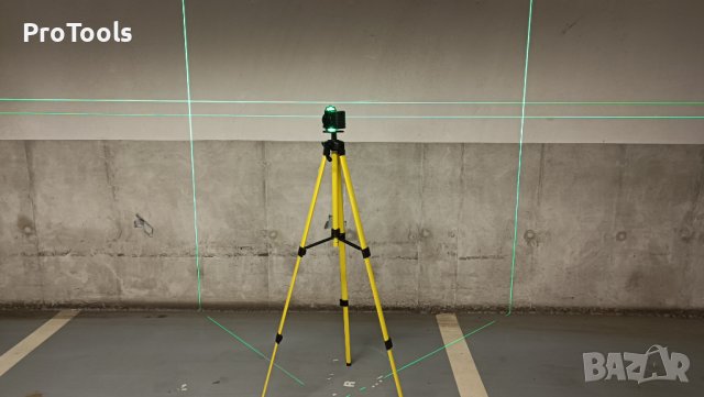 ПРОМО! Нов 4D 16 линии Лазерен Нивелир До 30 Метра Зелен Лъч