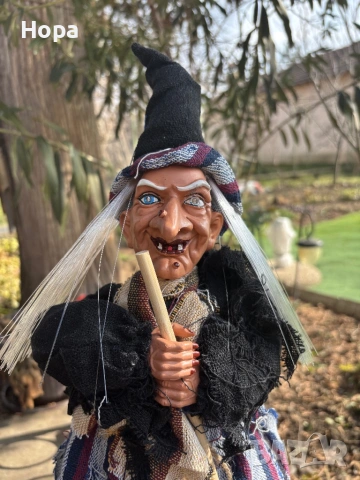 Настолна Баба Яга 55см., снимка 15 - Статуетки - 53267446