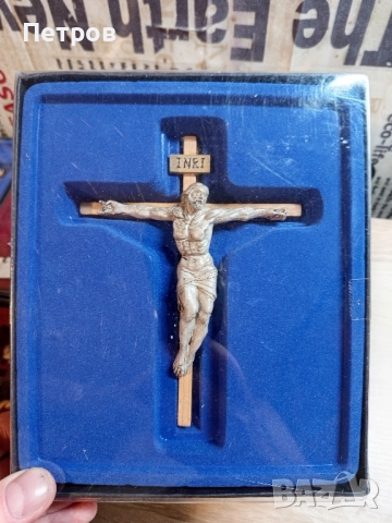 Разпятие/Кръст за стена, снимка 2 - Антикварни и старинни предмети - 51756835