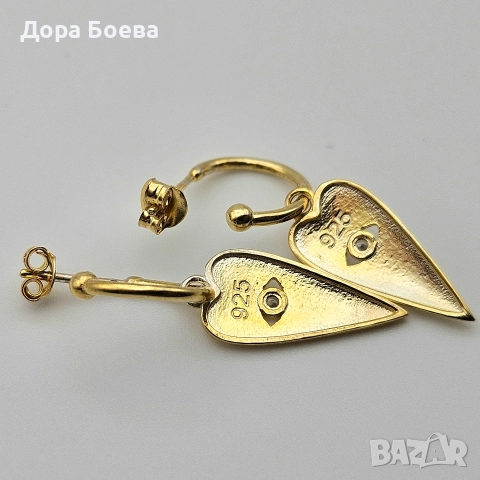 Сребърни обеци: "Провидение", снимка 6 - Обеци - 52807262