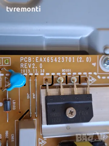 POWER BOARD ,EAX65423701(2.0),LGP3942-14PL1, for LG 42LB650V-ZN for 42 inc DISPLAY T420HVJ01.0, снимка 2 - Части и Платки - 48728288