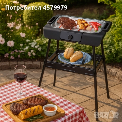 Електрическа скара Royalty Line RL-BGT2000 / RL-SBGT2000, 2000W, снимка 5 - Скари - 51643298