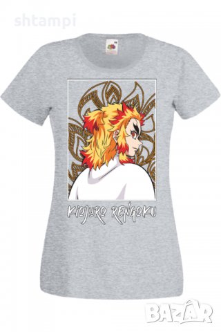 Дамска тениска Demon Slayer Kyojuro Rengoku 03,Анимация,игра,Празник,Повод., снимка 5 - Тениски - 38058127