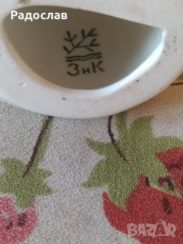 СССР статуетка Момиче с гълъб ЗиК, снимка 6 - Статуетки - 52265945