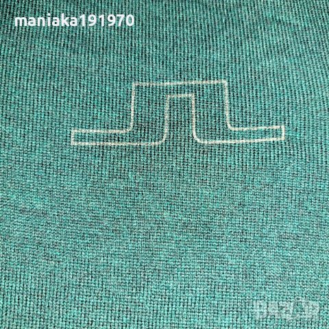 J.Lindeberg Golf Max Zip Neck Sweater (L) мъжка  блуза мерино 100% Merino Wool , снимка 4 - Пуловери - 38089613