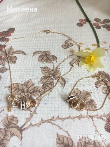 AVON комплект колие и гривна, снимка 2 - Бижутерийни комплекти - 32458408