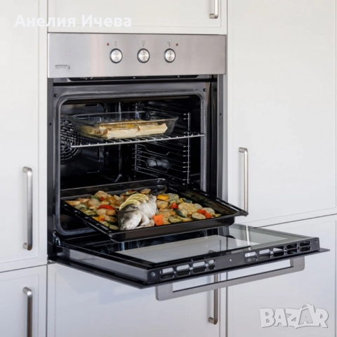 Вградима фурна Taurus HM669IXM – 69 л, 2300 W, WaterSteam Clean System, нова/с дефект, снимка 6 - Печки, фурни - 52007685