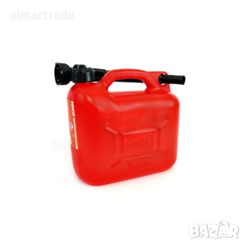 Туба за гориво Amio 2585, пластмасова, с гъвкав накрайник, 5л, снимка 2 - Аксесоари и консумативи - 44066147
