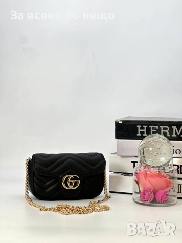 Gucci Дамска Чанта С Дълга Дръжка Синджир Гучи - Налични Различни Цветове Код SK219, снимка 11 - Чанти - 52593214