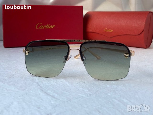 Cartier 2023 висок клас слънчеви очила Мъжки Дамски слънчеви 3 цвята, снимка 4 - Слънчеви и диоптрични очила - 40515443