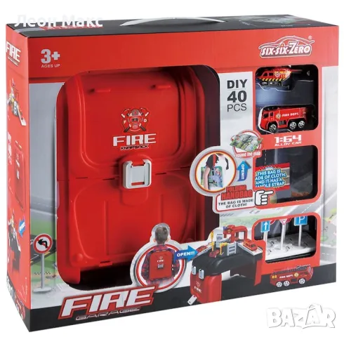 Паркинг раница с метална кола и килим 40ч 