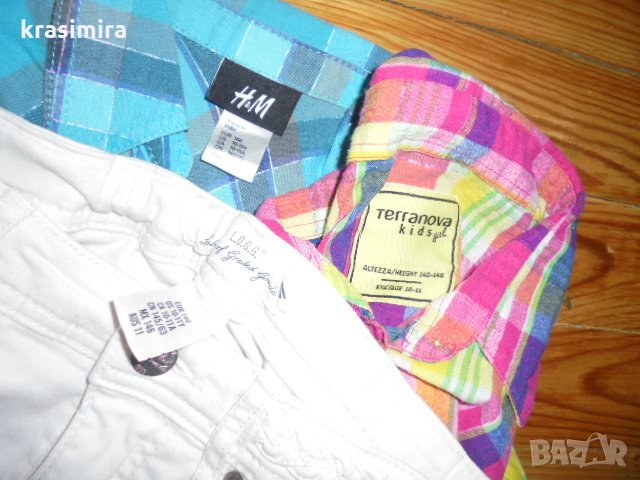 лот на ''H&M-Terranova''-размер 140см-146см, снимка 14 - Детски ризи - 28761128