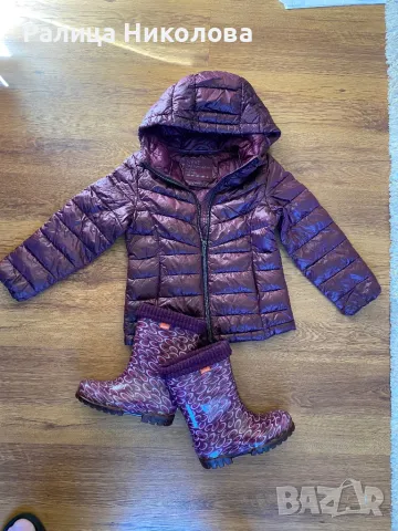 Детско преходно яке Next момиче 110/116, снимка 3 - Детски якета и елеци - 47407596