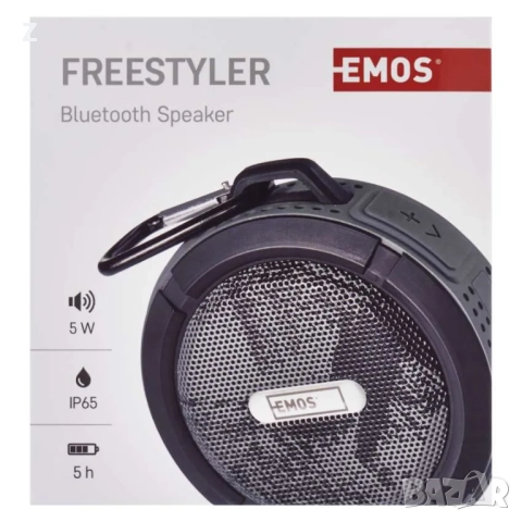 НАЙ НИСКА ЦЕНА!!! Водоустойчива висококачествена BLUETOOTH колонка EMOS - Чехия