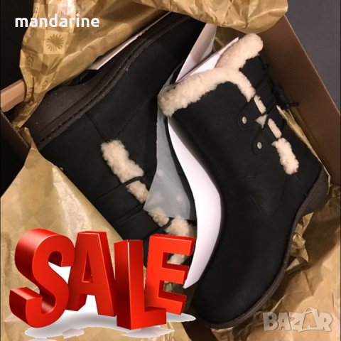 ПРОМО 🍊 UGG AUSTRALIA № 35/36 🍊 Дамски водоустойчиви зимни боти от ест. кожа нови с кутия, снимка 13 - Дамски боти - 23695386