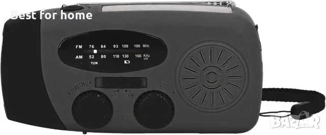 	Ръчно радио с LED светлина за спешни случаи	Tbest	, снимка 7 - Радиокасетофони, транзистори - 50175722