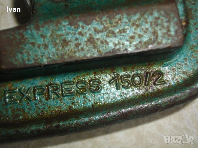 Немски Профи Тръборез-Реже Метални Тръби-Резец ф30мм-Захват 1/8-2 Цола-2,2 кг-ORIGINAL EXPRESS 150/2, снимка 16 - Други инструменти - 40184479