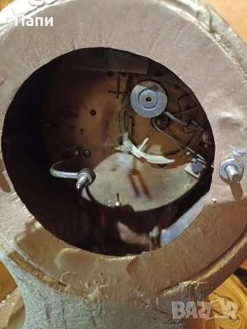 Фигурален, античен каминен часовник Diplan & Salles, снимка 5 - Антикварни и старинни предмети - 52712545