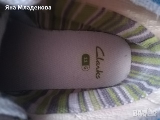 Оригинални детски кецове Clarks, номер 30, снимка 3 - Детски обувки - 26474462