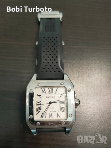 Мъжки часовник Cartier Santos 100, automatic.