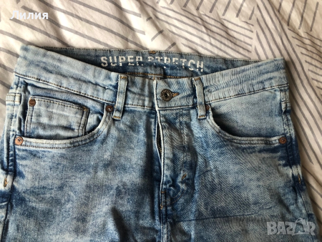 Дънки и памучен поло-шърт с дълъг ръкав, за момче 152, снимка 5 - Детски анцузи и суичери - 51525707