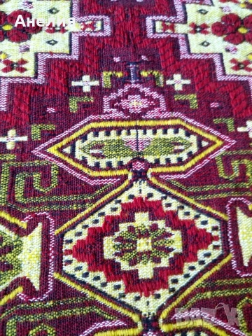 Двулицев вълнено жакардов килим , снимка 3 - Килими - 52940663