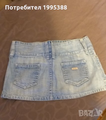 Дънкова пола , снимка 3 - Поли - 33363379