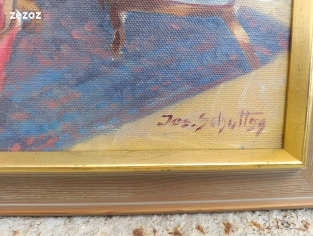 Картина масло платно, снимка 5 - Картини - 52559387