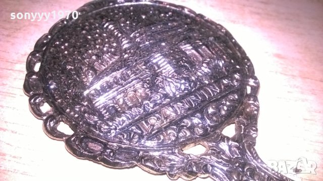 АНТИК-ретро огледалце-12х7см-внос франция, снимка 9 - Колекции - 26803355