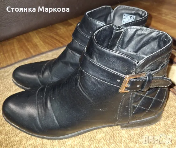 Кожени боти, снимка 4 - Дамски боти - 50313369