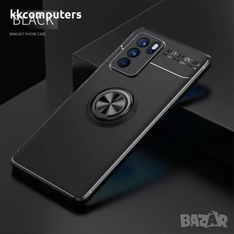 Oppo Reno6 Pro 5G Удароустойчив Metal Ring Калъф и Протектор, снимка 3 - Калъфи, кейсове - 53074673
