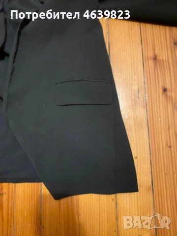 Дамско черно сако -xs,чисто нов , снимка 2 - Сака - 52586800