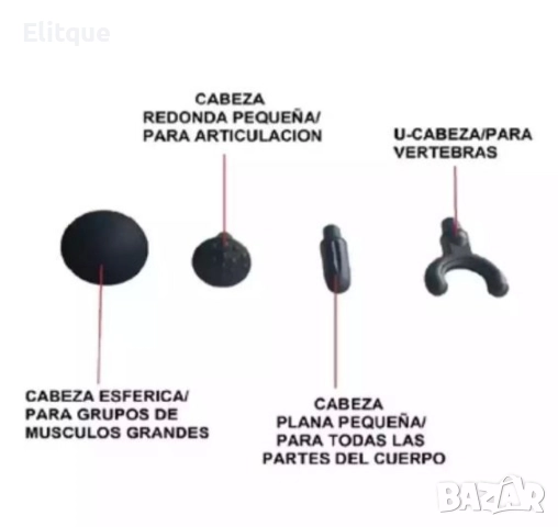 Масажор с 4 приставки, снимка 9 - Масажори - 52862530