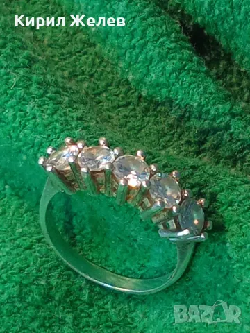 АВТОРСКИ СКЪПОЦЕНЕН СРЕБЪРЕН ПРЪСТЕН СРЕБРО 925 с ПЕЧАТ на БИЖУТЕРА и ФАСЕТИРАНИ СКЪПИ ЦИРКОНИ 50131, снимка 16 - Пръстени - 49876882