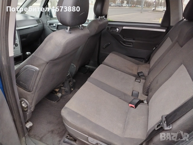opel Meriva 1.6 газ бензин 101 кс 2004 гд, снимка 12 - Автомобили и джипове - 53583001