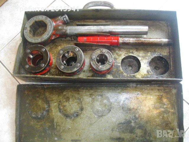 Virax-Винтонарезка-3 Глави-Френска-Професионална-Виракс 1/2 цол-1 цол-1 1/4 цол, снимка 4 - Други инструменти - 33027465