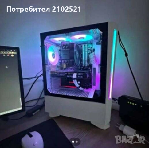 Геймърски компютър/монитор/клавиатура/3060/Ryzen 5 5600/32GB/Гаранция