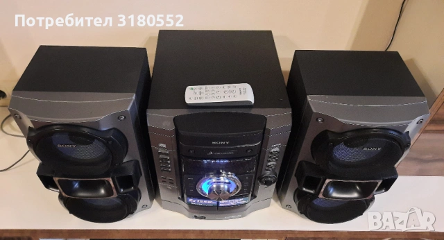 аудио система SONY с дист-топ състояние, снимка 4 - Аудиосистеми - 53142900