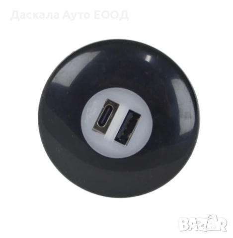 USB порт универсално за кола/камион TYPE C +TYPE A , 12-24V