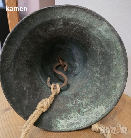 Голяма бронзова Камбана, снимка 5 - Антикварни и старинни предмети - 51171138
