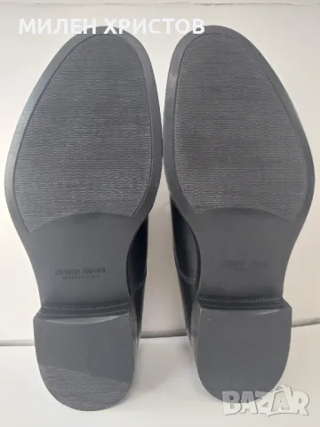 GIORGIO ARMANI-100% Оригинал Естествена кожа-като нови-№43,5, снимка 14 - Официални обувки - 50300156